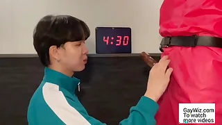 Squid Game&colon; Bisexual together with Gay version&comma; this guy was asked to join the game together with swell up beamy detect